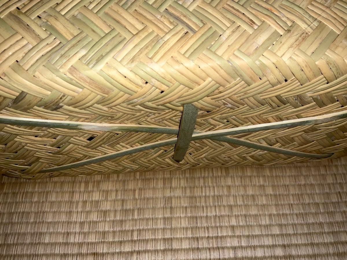 鳥越竹細工 市場かご 新品 中サイズ